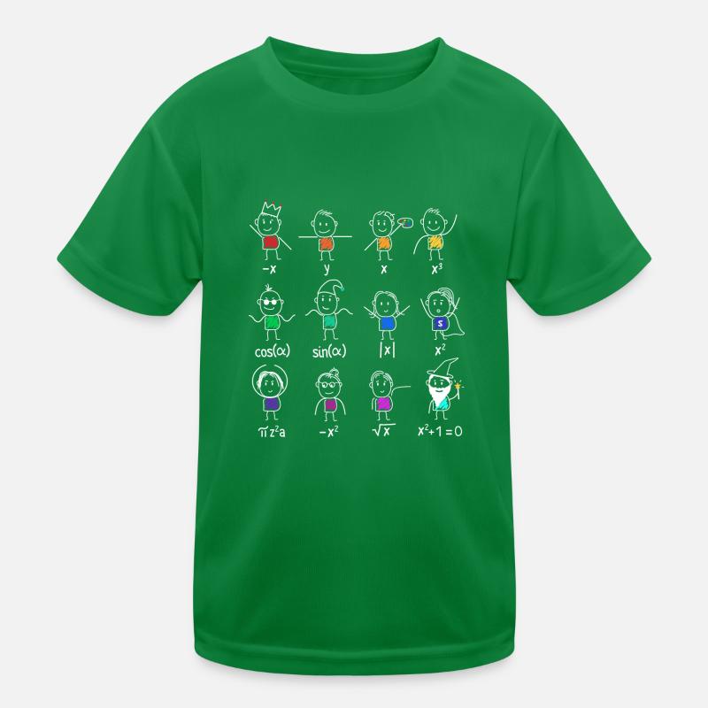 Dancing mathematicans Kids Functional T-Shirt