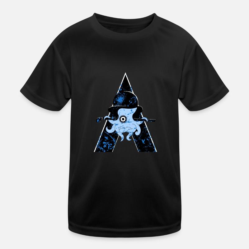 Ein Uhrwerk Octopus Kinder Funktions-T-Shirt