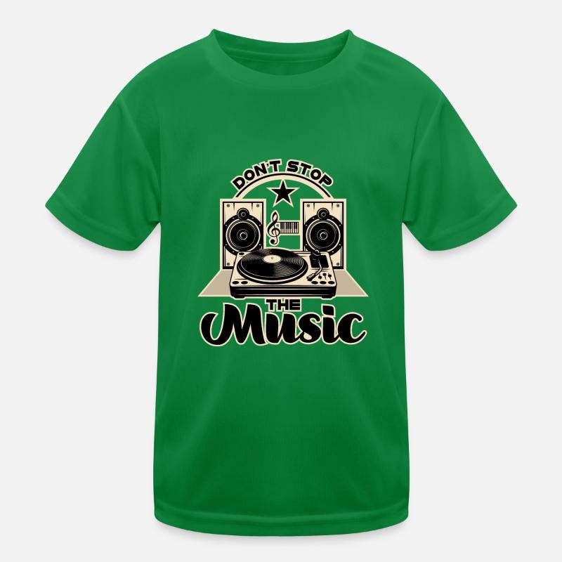DONT STOP THE MUSIC Kids Functional T-Shirt