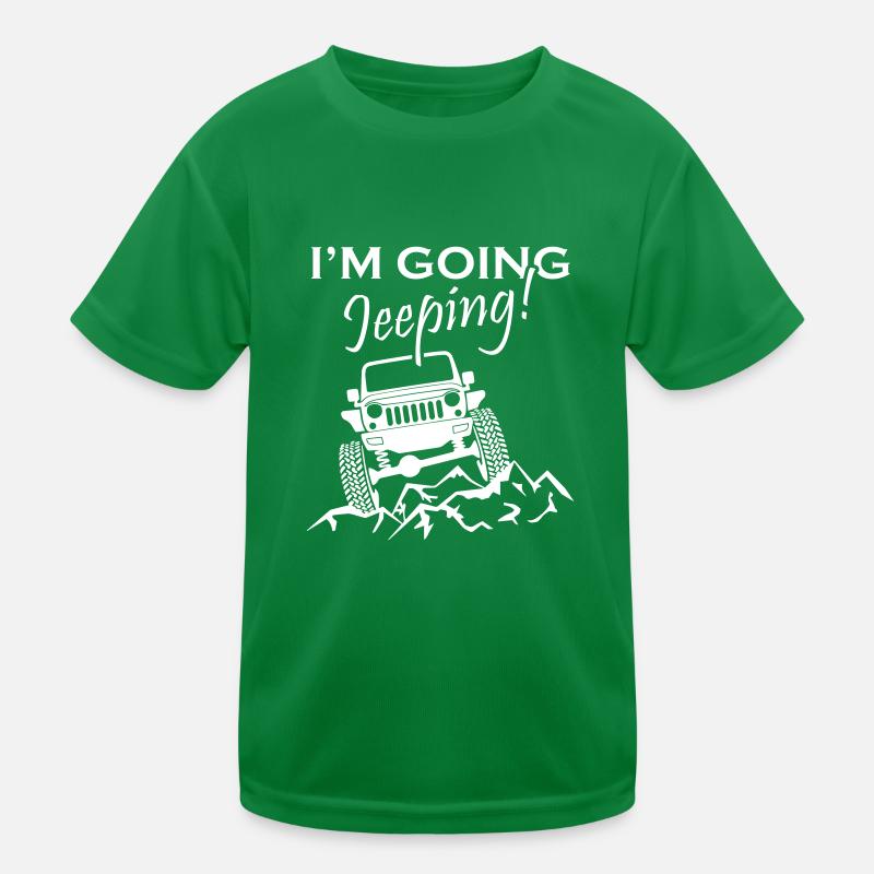 I m Going Jeeping Kinder Funktions-T-Shirt