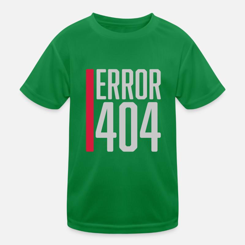 Fehler Code Error 404 Kinder Funktions-T-Shirt