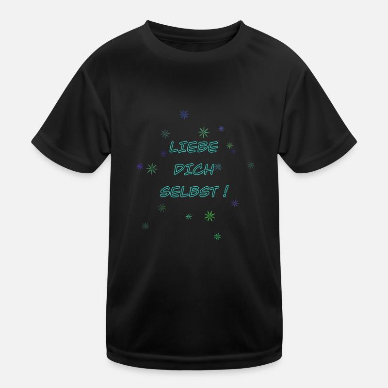 Liebe Dich selbst Kinder Funktions-T-Shirt