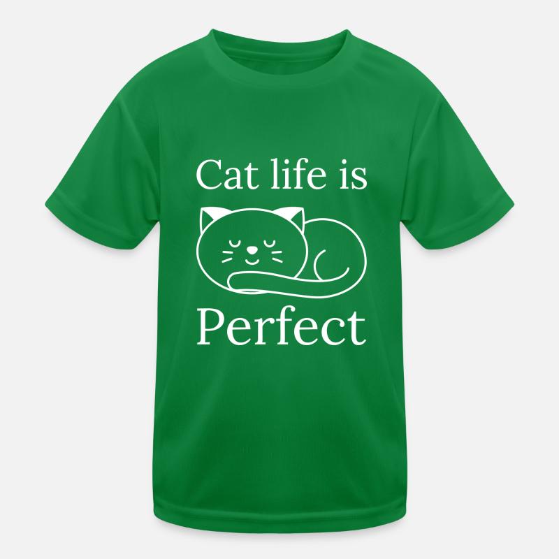 La vie de chat est parfaite T-shirt sport Enfant