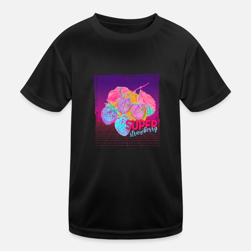 Super Strawberry Kids Functional T-Shirt