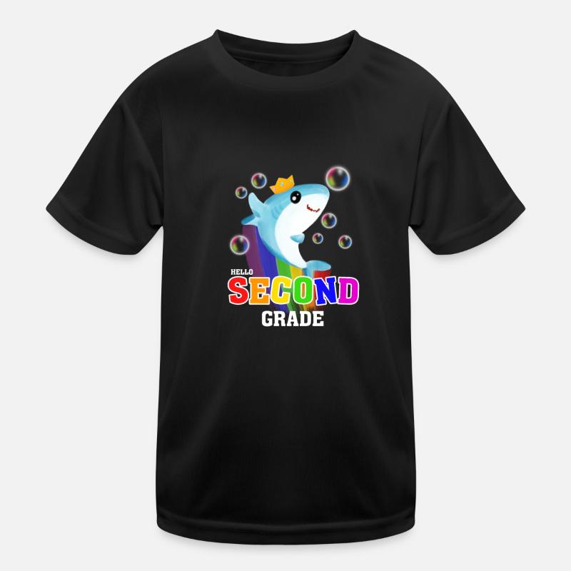 Hello Second Grade Kids Functional T-Shirt