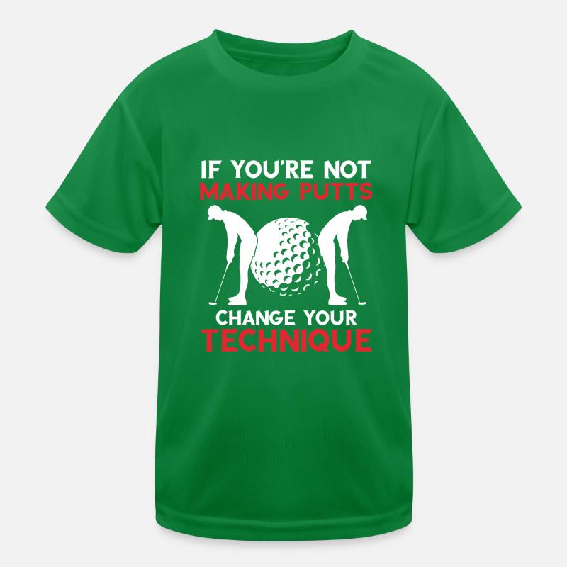 Si vous ne faites pas de putts, changez votre technique T-shirt sport Enfant