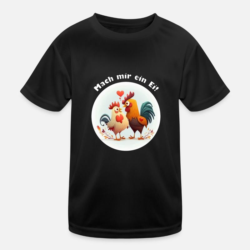 Mach mir ein Ei Kinder Funktions-T-Shirt