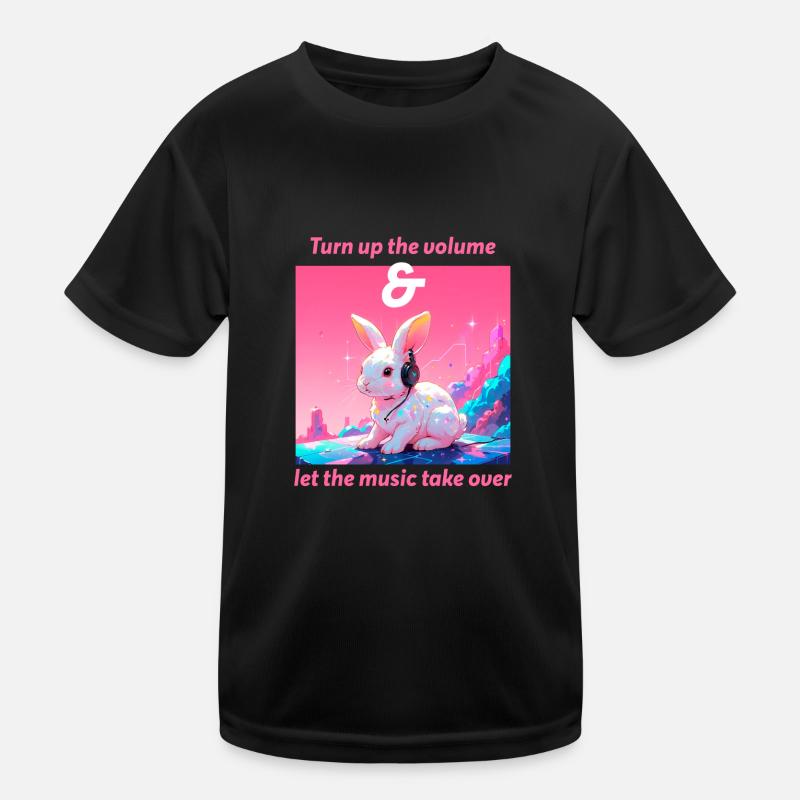 Turn up the volume Kids Functional T-Shirt