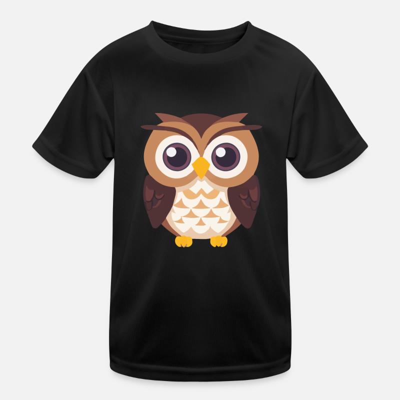 Uhu Eule Vogel baby Kinder Funktions-T-Shirt