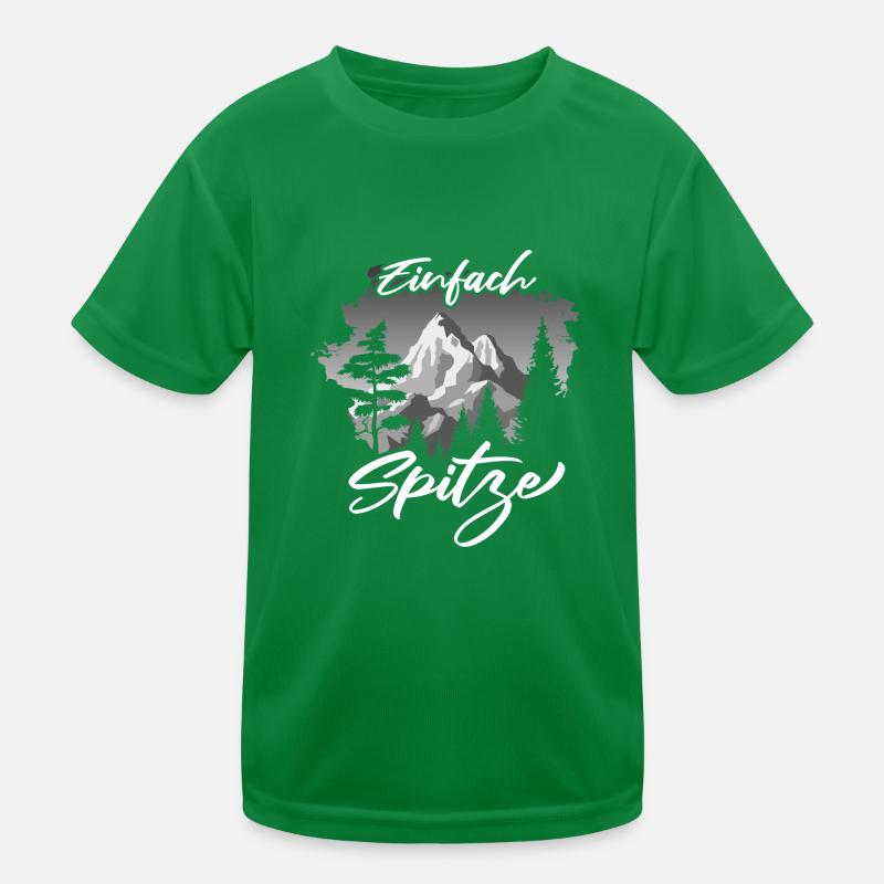 Sommet de la montagne, tout simplement génial T-shirt sport Enfant