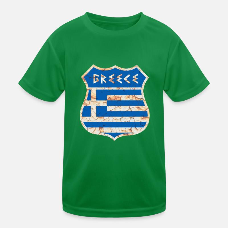 Greece Kids Functional T-Shirt