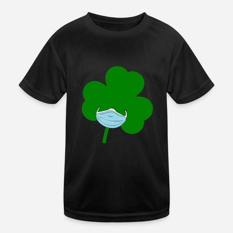 St. Patrick's Day Mask Kids Functional T-Shirt