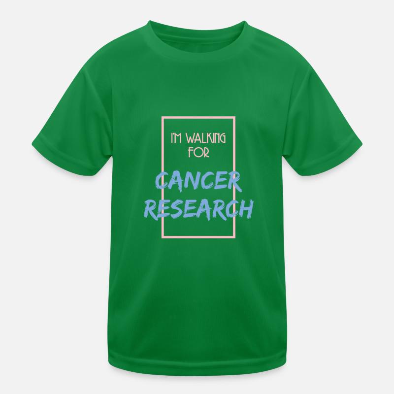 KREBSFORSCHUNG Kinder Funktions-T-Shirt