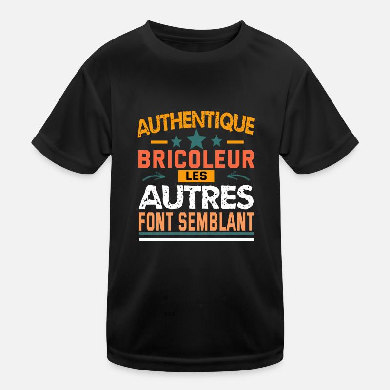 authentique bricoleur T-shirt sport Enfant
