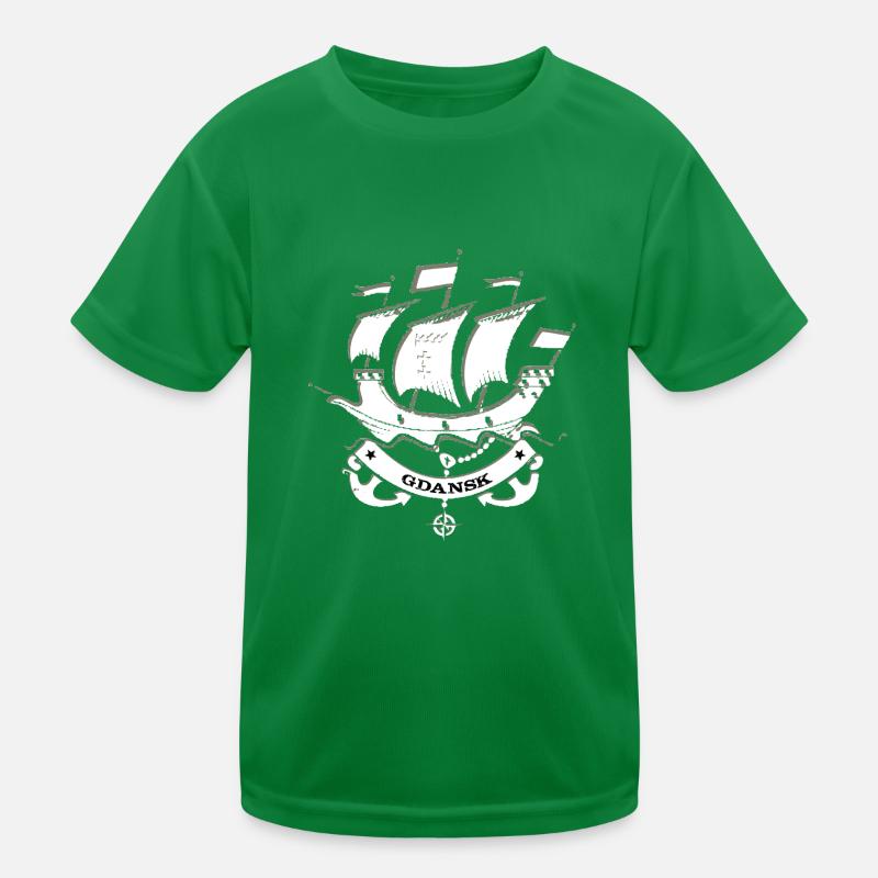 Danzig Polen Kinder Funktions-T-Shirt