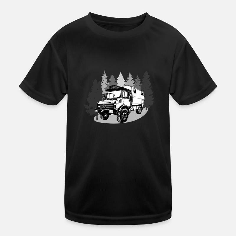 Camping - Unimog - Aventure - Oldtimer T-shirt sport Enfant