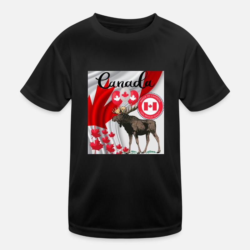 Canada, maple leaf. Kids Functional T-Shirt