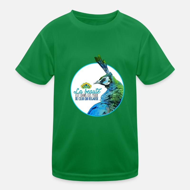 Peacock Kids Functional T-Shirt