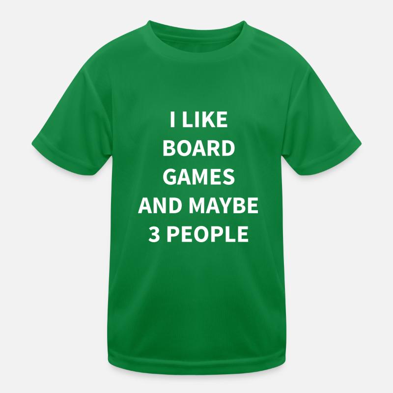 boardgame chess backgammon game night Kinder Funktions-T-Shirt