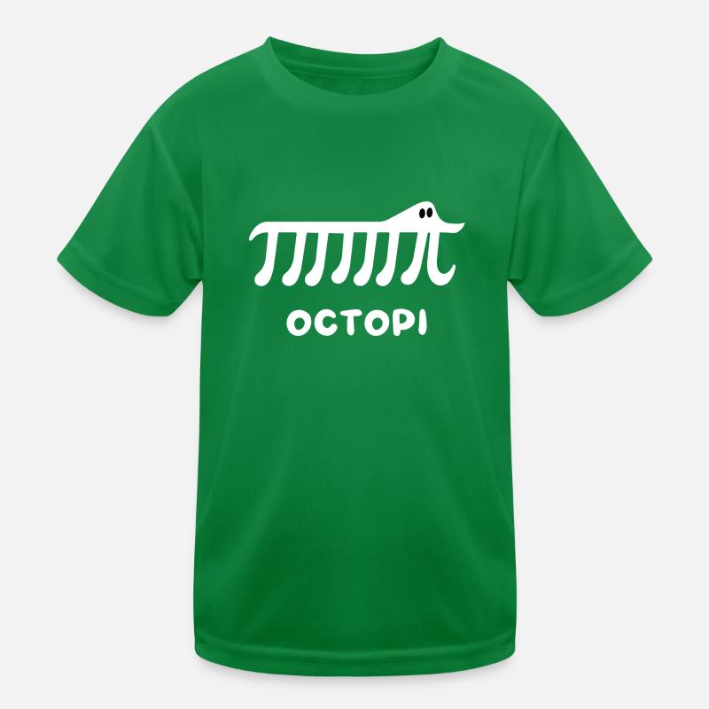 Funny Pi Math Design - Octopi math T-shirt sport Enfant