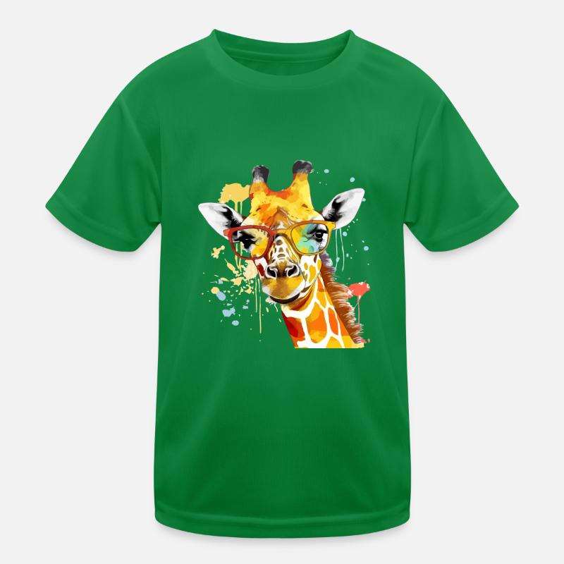 Helsy, die Giraffe Kinder Funktions-T-Shirt