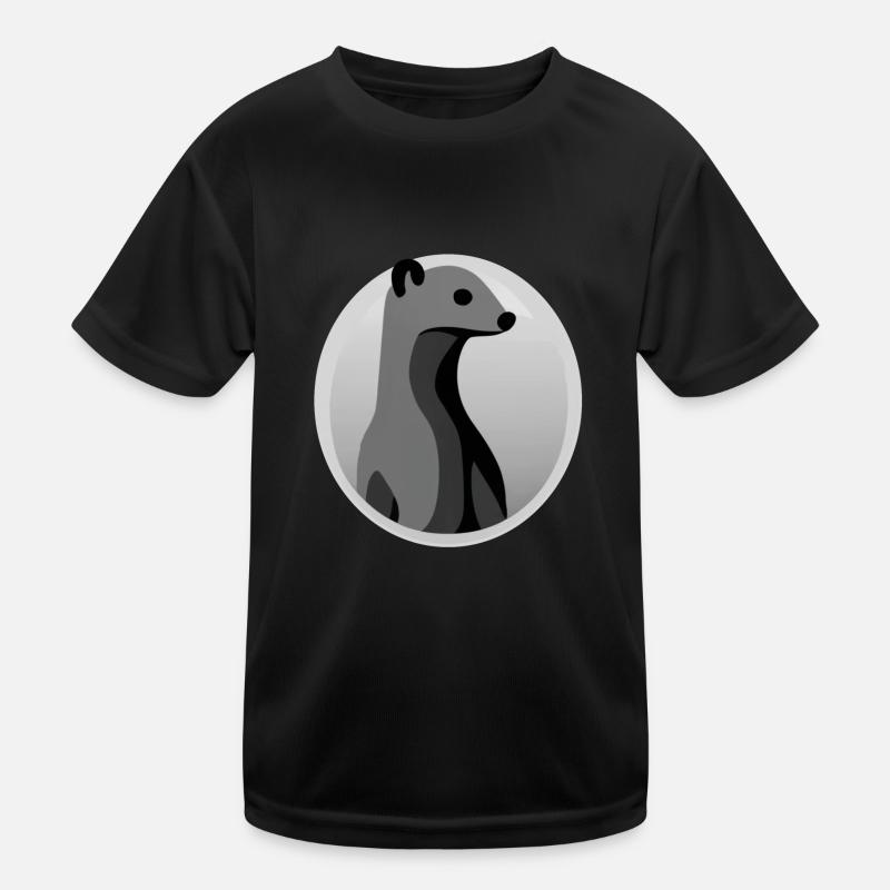WUNDERSCHÖNES STILISIERTES ERMÄNNCHEN Kinder Funktions-T-Shirt