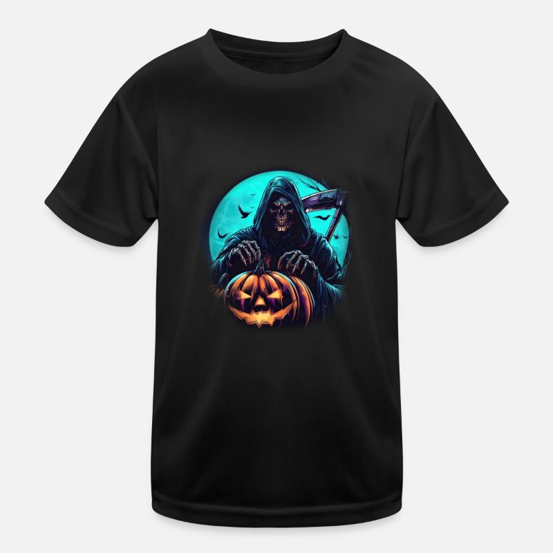 The Pumpkin Reaper Kids Functional T-Shirt