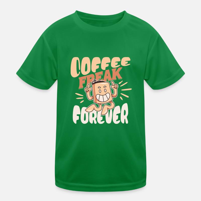 Le café est mon carburant T-shirt sport Enfant