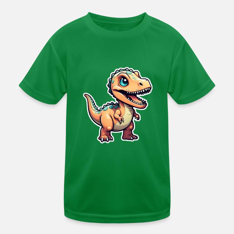 Karikatur-Dinosaurier Kinder Funktions-T-Shirt