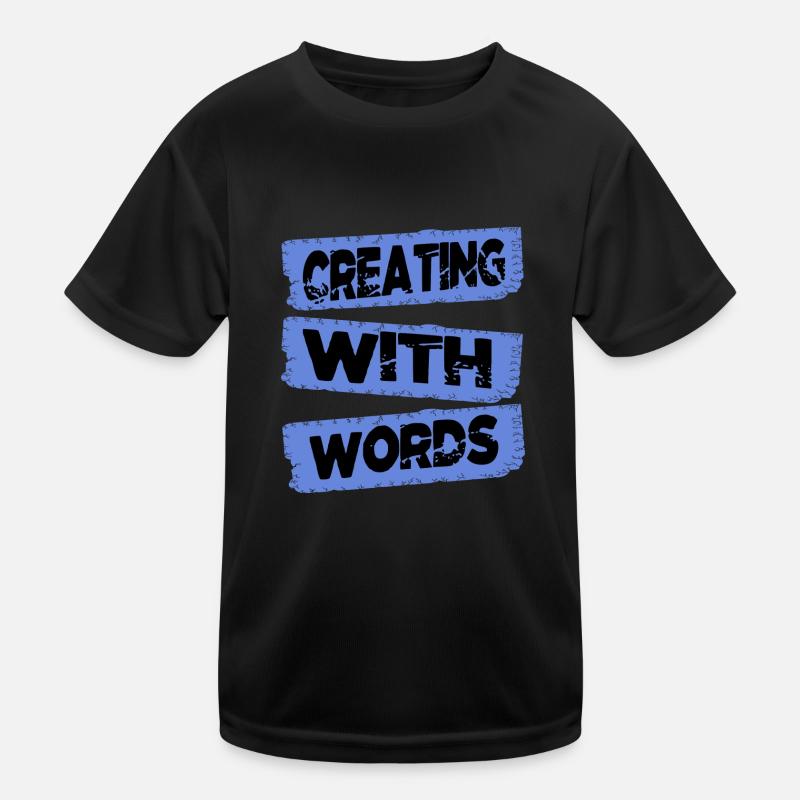 writing tips birthday present authorship - Kinder Funktions-T-Shirt - Schwarz