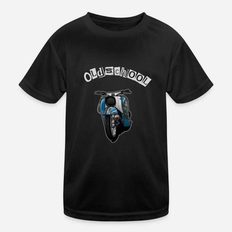Schwalbe Tuning (bleu/ rouille) // Illustration T-shirt sport Enfant