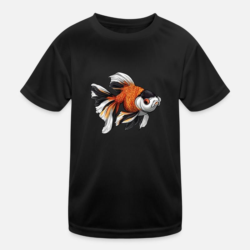 Fancy Calico Schleierschwanz Goldfisch Kinder Funktions-T-Shirt