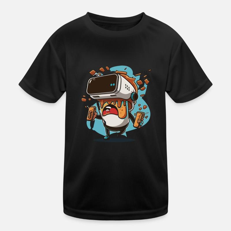 Future City VR Kids Functional T-Shirt
