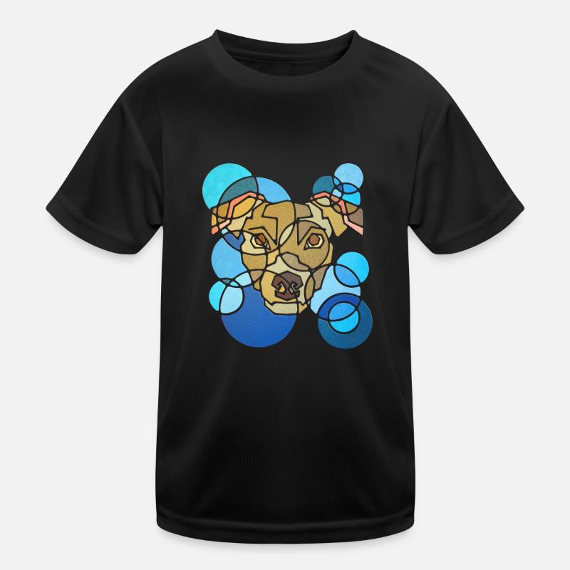 Hund Geometrie Kinder Funktions-T-Shirt