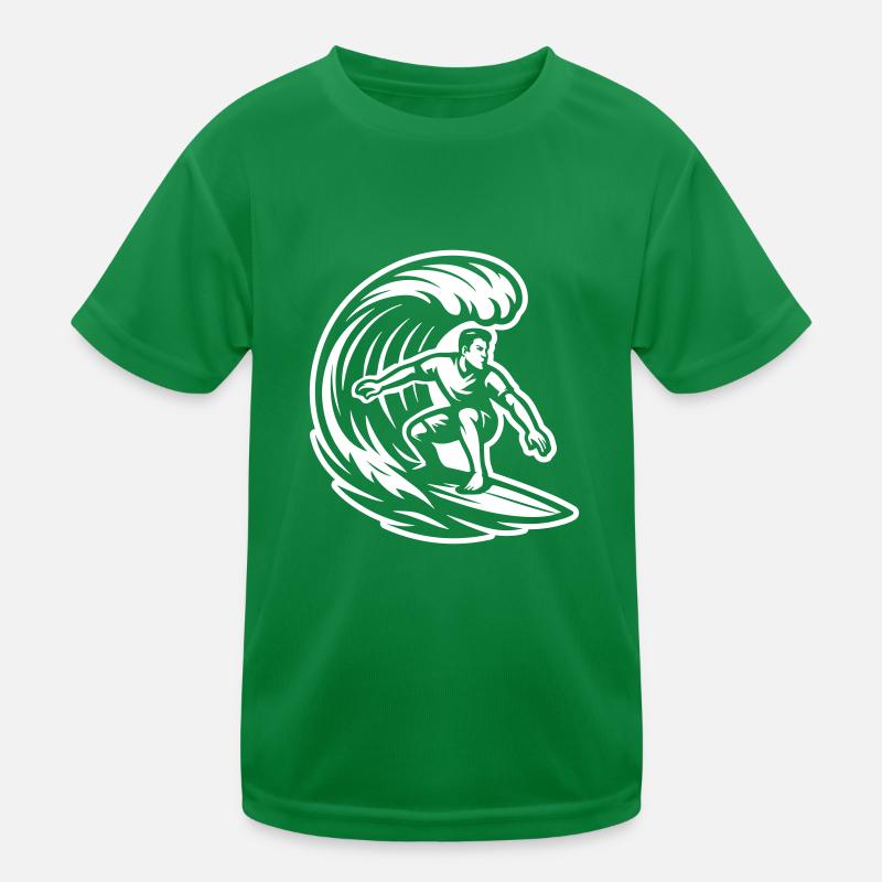 Surfeur Wave Surf T-shirt sport Enfant