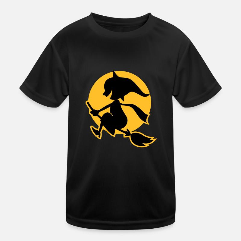 vl034b_hexe_2c Kinder Funktions-T-Shirt