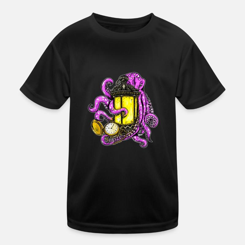 Octopus Kinder Funktions-T-Shirt