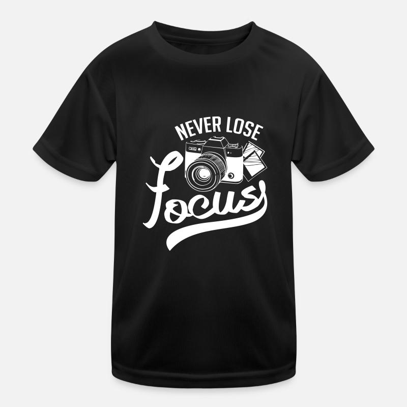Never Lose Focus Kinder Funktions-T-Shirt