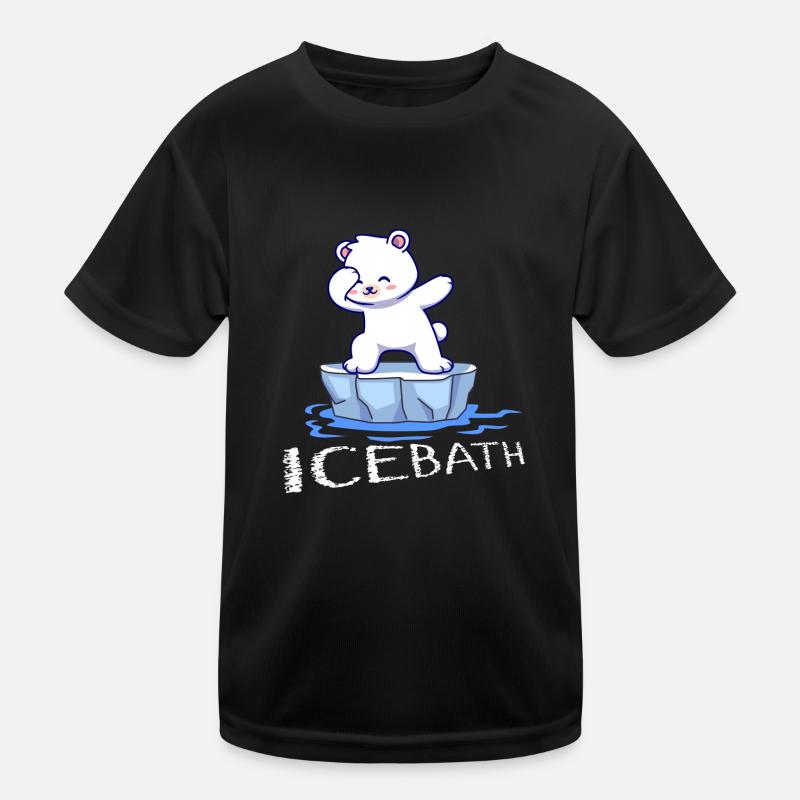 eisbader winterbader winter eisberg arktis eisbär Kinder Funktions-T-Shirt