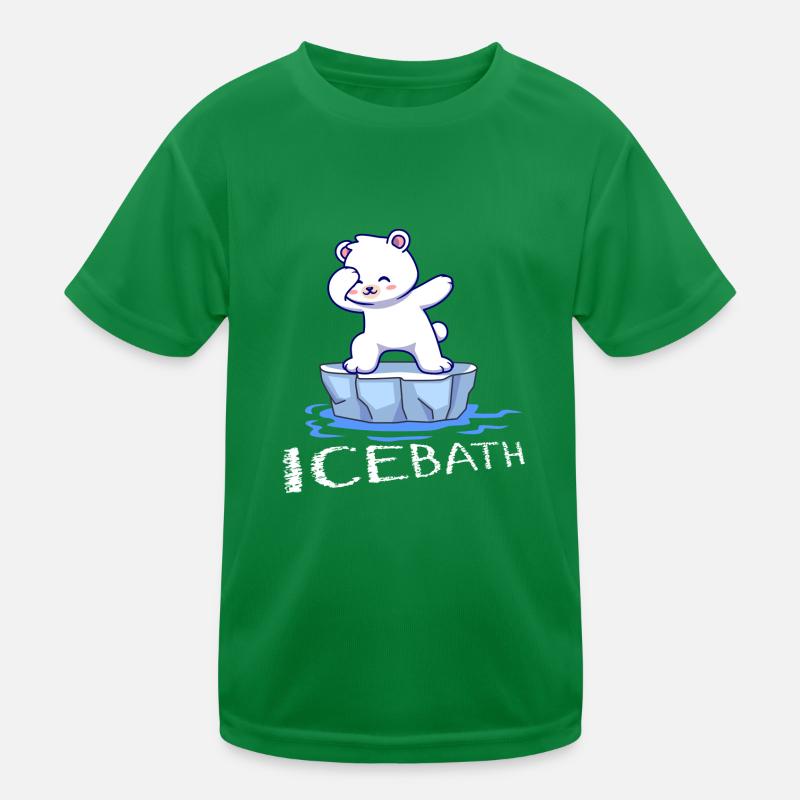eisbader winterbader winter eisberg arktis eisbär Kinder Funktions-T-Shirt