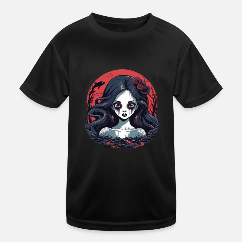 Dark Mermaid Kids Functional T-Shirt