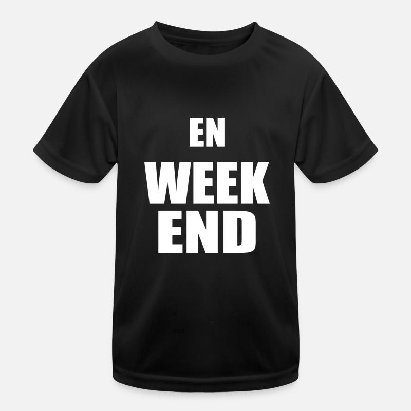 On weekends Kids Functional T-Shirt