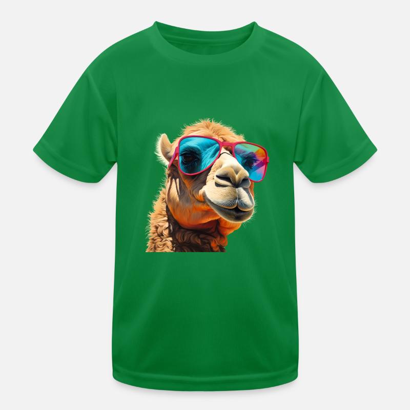 Kamel Kinder Funktions-T-Shirt