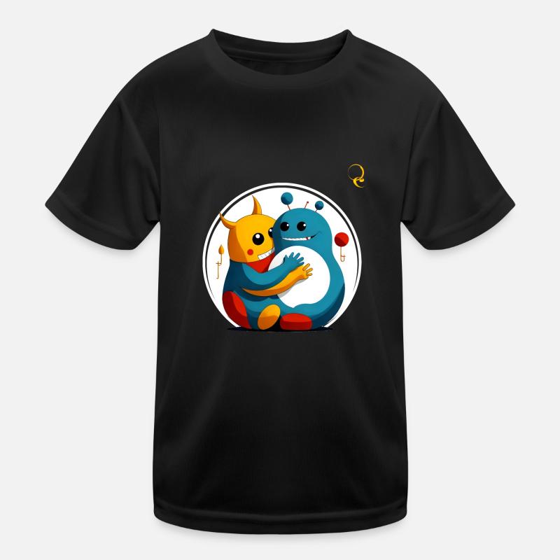UNHEIMLICH GLÜCKLICH Kinder Funktions-T-Shirt