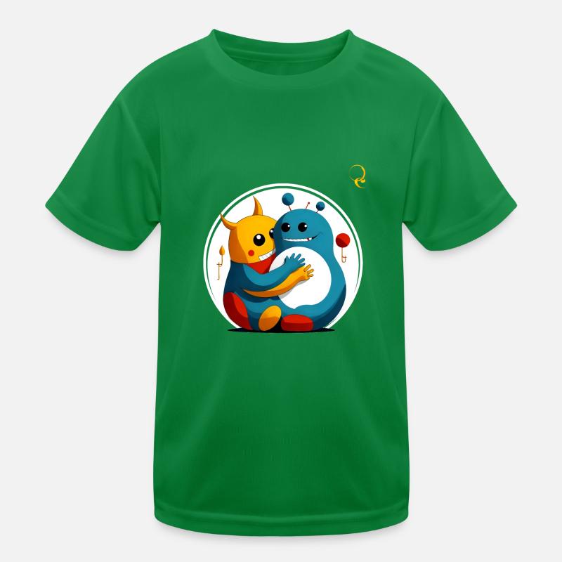 UNHEIMLICH GLÜCKLICH Kinder Funktions-T-Shirt