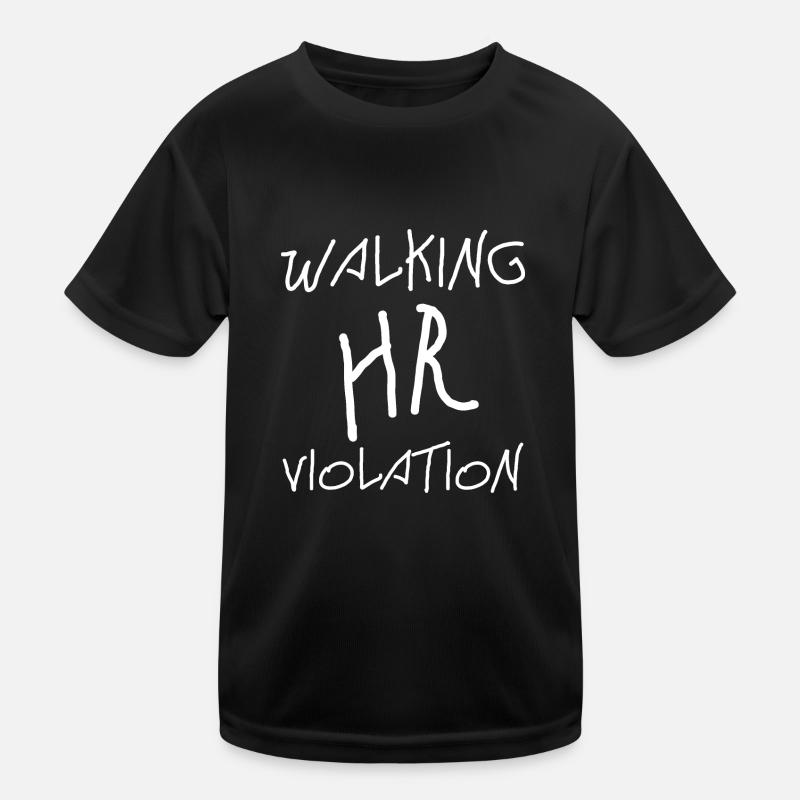 Walking HR Violation Kids Functional T-Shirt
