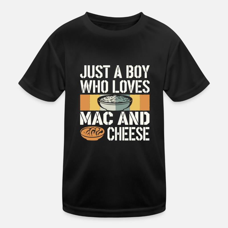Mac 'n' Cheese Fan Kinder Funktions-T-Shirt
