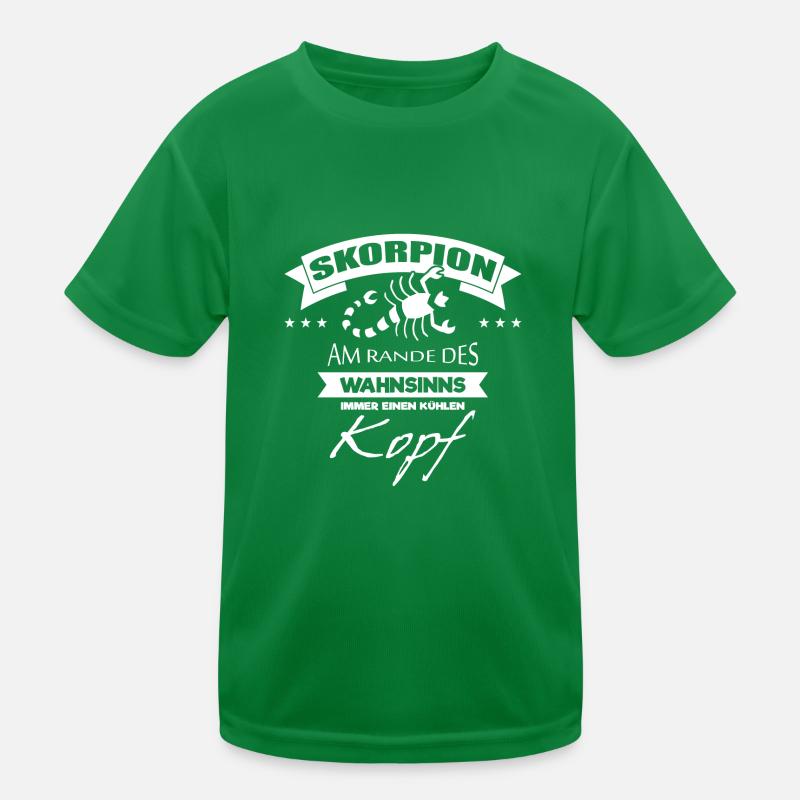 Skorpion Kinder Funktions-T-Shirt