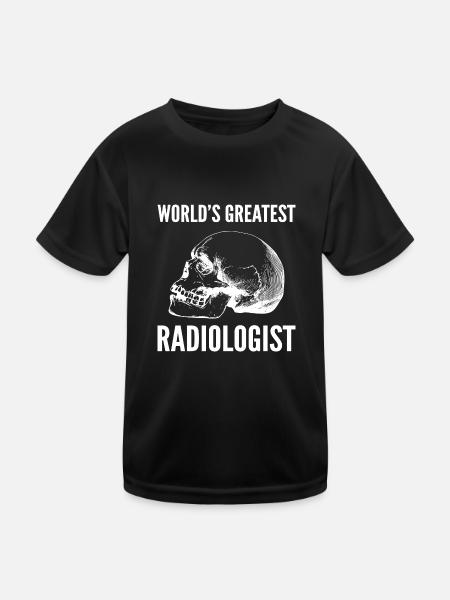 Le plus grand cadeau de médecin radiologue au monde - T-shirt sport Enfant - noir