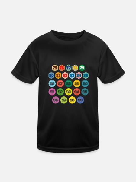 visual tax stickers - Kids Functional T-Shirt - black - Front